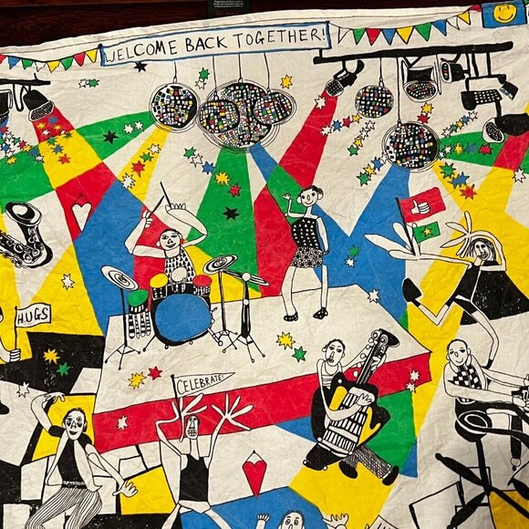 LUSH Limited Edition Scarf Bandana Knot Wrap‎ Organic Cotton 26" Square - Picture 7 of 10